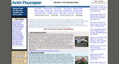 Desktop Screenshot of antithumper.700hp.com
